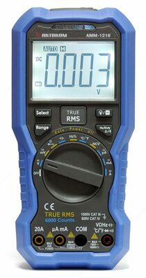 АММ-1218 — цифровой мультиметр с функцией регистратора и интерфейсом Bluetooth