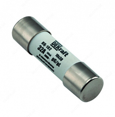 Предохранитель цилиндрический 10A 10x38 ПЦ-102 DEKraft