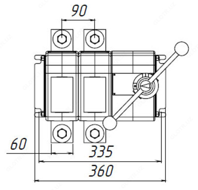Выключатель-разъединитель ВНК-41-31131-32 УХЛ3