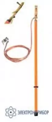 ЗПЛ-10-1/1-35 — заземление переносное линейное однофазное (фазный зажим прищепка)