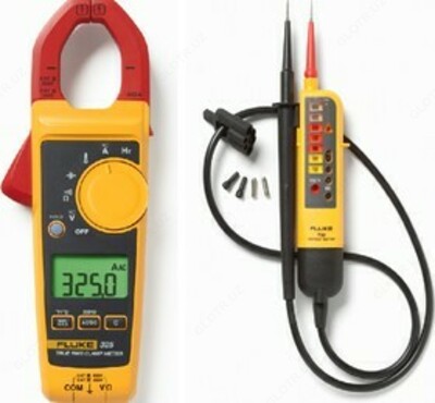 Fluke 323/T110 — комплект токоизмерительных клещей и тестера напряжения