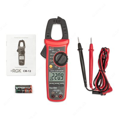 RGK CM-12 — цифровые токовые клещи