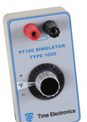 TE1050 — портативный имитатор класса «А» платинового термометра (°F) сопротивления