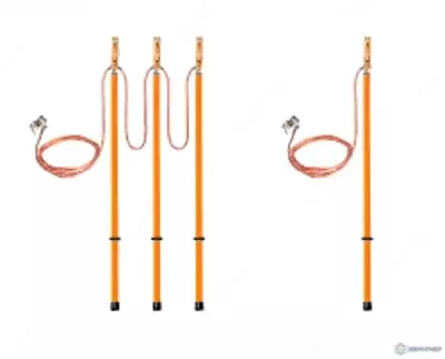 ЗПЛ-10-3/3-35 — заземление переносное линейное трехфазное (фазный зажим комбинированного типа)