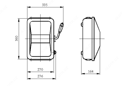 Ящик силовой с рубильником ЯБПВУ 1М 100А IP54 с ПН2 медные контакт основания