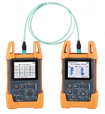 FMP-10 — оптический измеритель мощности для MPO (мама), 850,1300,1310,1550 нм, -60..+3 Дбм