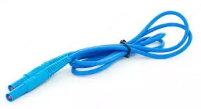 WAPRZ003BUBBU1 — провод измерительный 3м с разъёмами «банан» 1 кВ голубой U1