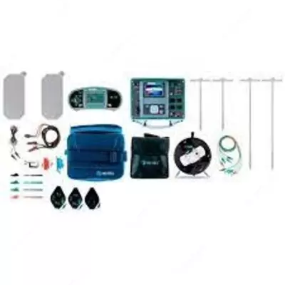 MI 3290 GX4 — анализатор заземления (комплект с двумя железными клещами и четырьмя гибкими клещами)