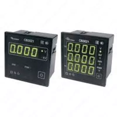 СВ3021-100-3 — вольтметр цифровой щитовой, 100В, трехфазный