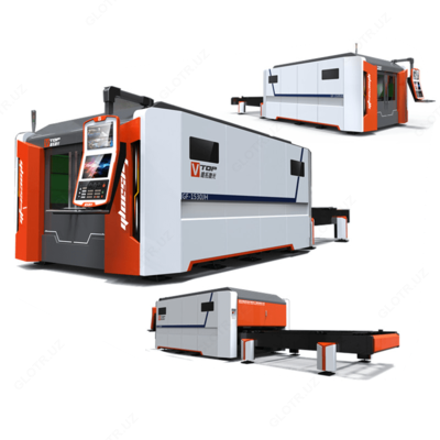 Лазерный станок для резки листов со сменным столом GF-1540JH