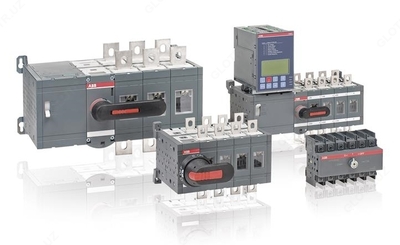 Реверсивный рубильник OT250E04C до 250A 4-полюсный (без ручки управления)