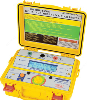 4112 EL — цифровой измеритель параметров устройств защитного отключения
