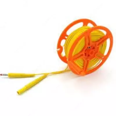 WAPRZ050YEBBSZ — провод измерительный 50м на катушке с разъёмами "банан" жёлтый