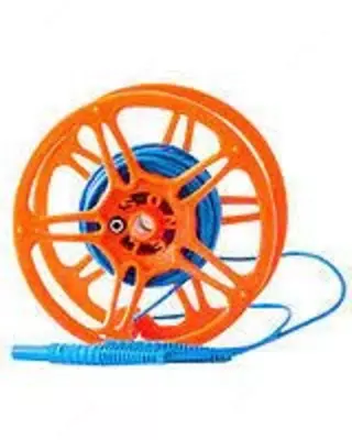 WAPRZ025BUBBSZ — провод измерительный 25м на катушке с разъёмами "банан" голубой