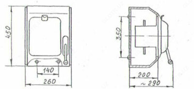 Ящик силовой с рубильником ЯБПВ-2 250А У3 IP21 без ПН2