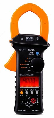 U1212A — токоизмерительные клещи до 1000А постоянного и переменного тока с измерением среднеквадратичного значения