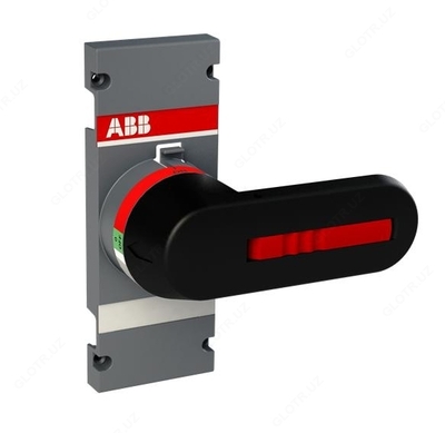 OHB65J6E-RUH Ручка (черная) с символами на русском для упр. через дверь рубильниками ОТ160...250