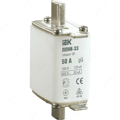 Плавкая вставка предохранителя ППНИ-39, габарит 3, 500А ИЭК