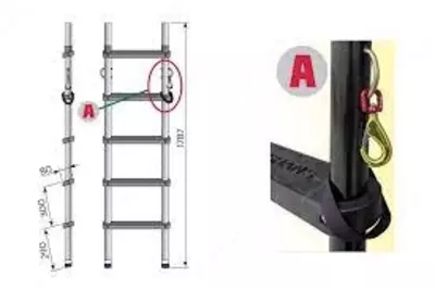 ЛУСК 1-1,75 С — лестница-стремянка универсальная стеклопластиковая электроизолирующая