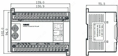 Программируемый логический контроллер plc XC3 серии micro plc XC3-42T-E