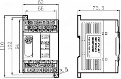 Программируемый логический контроллер plc XC3 серии micro plc XC3-14T-E