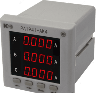 PA194I-AK4 — амперметр 3-канальный (общепромышленное исполнение)