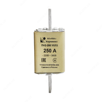 Плавкая вставка ПН2- 250/160А УХЛ3 медь