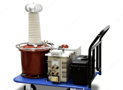 АИСТ 100М (G) — аппарат для испытания диэлектриков с элегазовым трансформатором