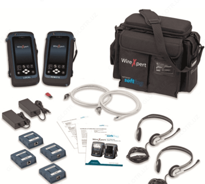 WireXpert 500-PLUS — тестер для сертификации витой пары Class D, E, EA и CAT 5, 6, 6A с поддержкой оптических модулей