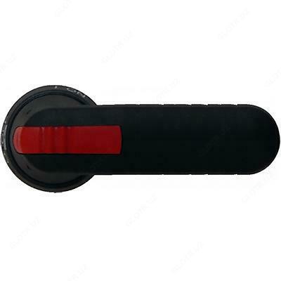 OHB45J6E311-RUH Ручка управления (черная) c символами на русском для реверc.рубильников OT16..125F_C