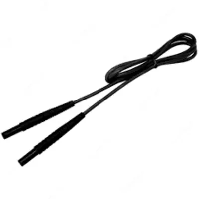 WAPRZ1X2BLBB — провод измерительный 1.2м с разъёмами "банан" чёрный