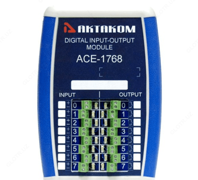 АСЕ-1768 — 8 канальный USB/LAN модуль дискретного ввода-вывода