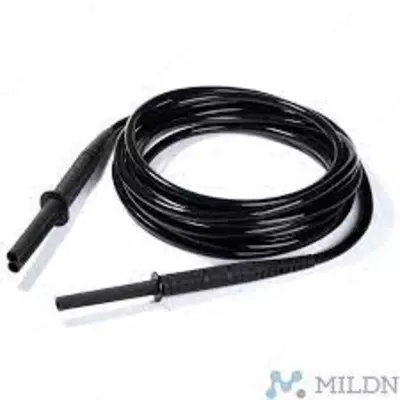 WAPRZ005BLBBE10K — провод измерительный 5м экранированный с разъемами "банан" 10кВ черный