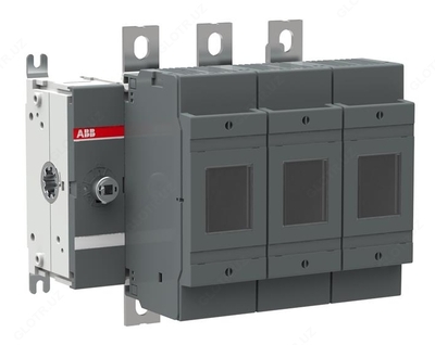 Рубильник OS250D03 до 250А 3-полюсный, предохранитель 0 или 1 ( нет в комплекте), (без ручки управления)