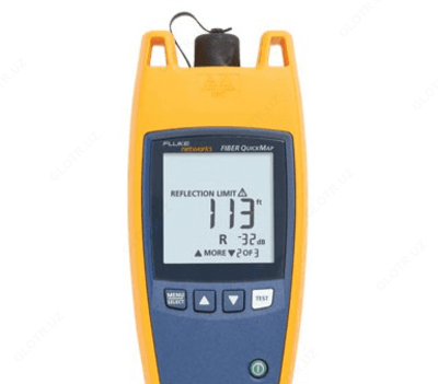 Fluke Fiber QuickMap — прибор поиска неисправностей и определения расстояния до них в многомодовых кабеля