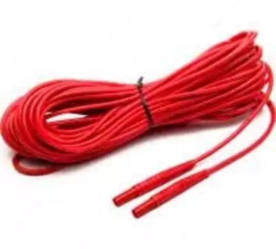 WAPRZ030REBBSZ — провод измерительный 30м на катушке с разъёмами "банан" красный