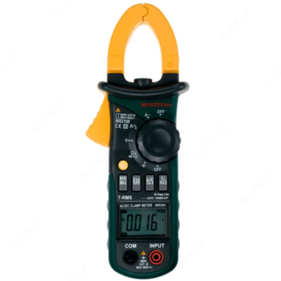 MS2108 — клещи токоизмерительные цифровые автоматические