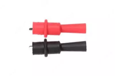 UNI-T UT-C05A(M4) — крокодил в кожухе на резьбе (комплект красный/черный), CAT III 1000V/CAT IV 600V 10А