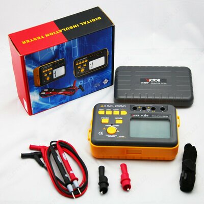 Victor VC60B+ — измеритель сопротивления изоляции