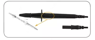 AL-30F B — измерительный провод черный