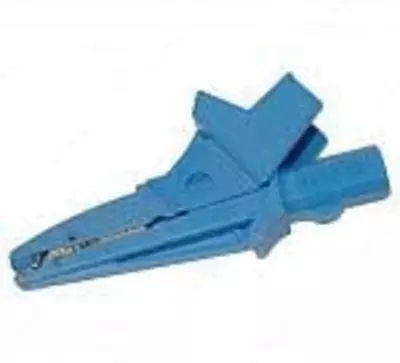 WAPRKRBUBRU — комплект провод измерительный 1,2 м и зажим "Крокодил" голубой