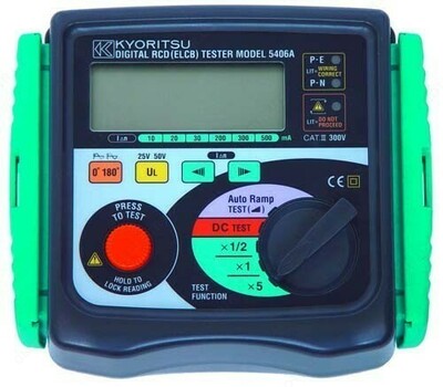 KEW 5406A — измеритель параметров устройств защитного отключения