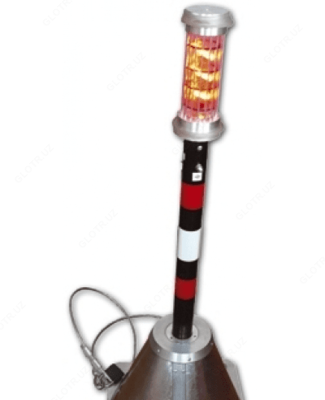 СС — светильник сигнальный для обозначения мест раскопок