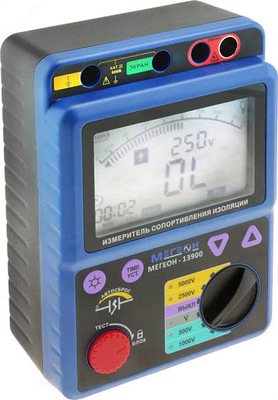 МЕГЕОН 13900 — измеритель сопротивления изоляции (мегаомметр)