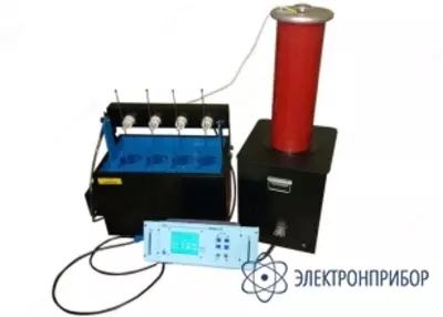 АВИЦ-120 исп.3 USB и ПО c АВИЦ-20П — аппарат высоковольтный испытательный в стальном корпусе (исполнение под стойку 19′) с USB и ПО совместно с ванной для испытаний