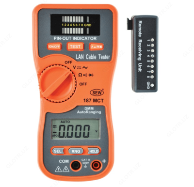187 MCT — кабельный тестер для проверки сетей LAN с функцией мультиметра