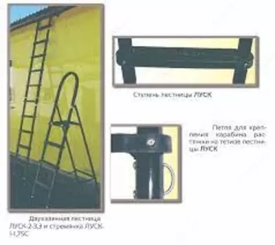ЛУСК 1-1,75 — лестница универсальная стеклопластиковая электроизолирующая