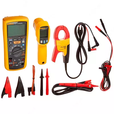 Fluke 1587KIT/62MAX+ FC — комплект мультиметр-мегаомметр c функцией беспроводной связи + токовые клещи + инфракрасный термометр