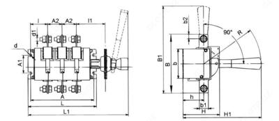 Выключатель-разъединитель ВР32-31-В-31250-32 УХЛ3 лев.